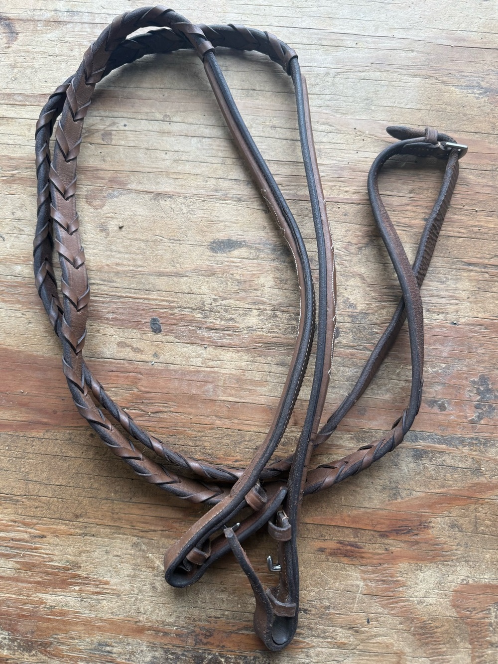 Fancy stitch pony reins